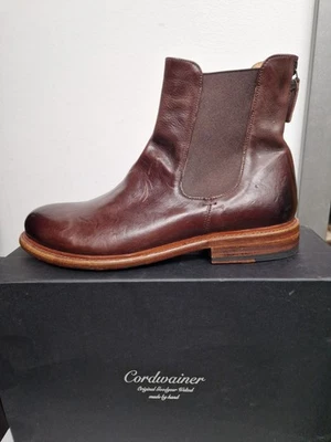 CORDWAINER Leder Stiefelette Braun Todi "washed" Gr.44 - Bild 1 von 4