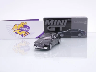 TSM MINI GT MGT00977-L # Mercedes-Maybach S680 2024 LHD " schwarz " 1:64 NEUHEIT - Bild 1 von 4