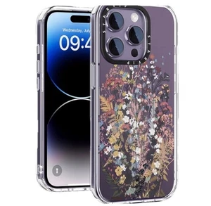 Handyhülle Wild Flower Pattern iPhone 14 Pro Max Military Grade Cover Damen Neu - Bild 1 von 5