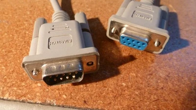 MXT100_25 25 ft Straight Through Serial Cable RS232 DB9 M/F - 6ft - Image 1 of 4