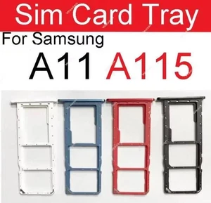 ✅ Replacement Dual SIM Card Tray + microSD For Samsung Galaxy A11 (A115) SD OEM - Picture 1 of 8