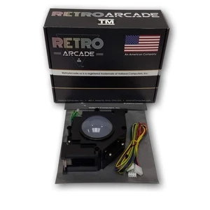 New 3 inch Arcade Trackball w/ Harness for JAMMA 60-in-1 Multicade / Icade PCB - Picture 1 of 3