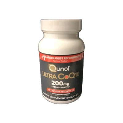 Qunol Ultra CoQ10 Extra Fuerza 30 Geles Blandos 200 mg EXP 04/28 Alta Absorción Foto 1 de 3