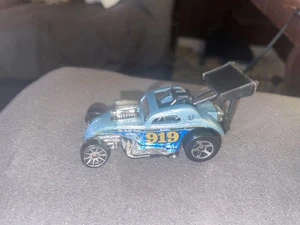 Hot Wheels Fiat 500 C Bradley #919 Nr. 126 1999 hellblau Made in Malaysia - Bild 1 von 4
