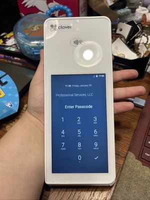 Clover Flex 3 Handheld POS Point of Sale System C405 - No Power Supply - Locked - Image 1 of 2