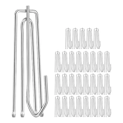  30 Pcs Ganci Per Bastoni Tende Gancetti Tendine Resistenti Da Binario - Immagine 1 di 4