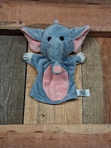Spark Create Imagine Elefant rosa grau Handpuppe 8 Zoll Plüschtier - Bild 1 von 5