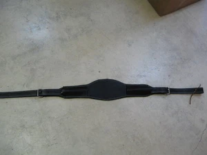 Nuevo caballo tachuela 51/2" trasero cincha silla trasero flanco correa cuerda sendero negro - Imagen 1 de 2