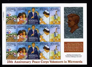 Micronesia MNH 150 Sht 15 JFK Peace Corps TR521 - Imagen 1 de 1