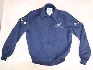 US Air Force Full Zip Bomber Jacket Wings Collection Men’s Sz 42R NO LINER - Picture 1 of 12