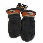 Elmer Gloves Teddy Patch Wool Pile Mitten Touch Khaki Grey New With Tags RRP £95