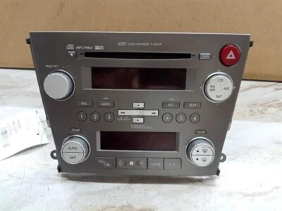 2007-2008 Subaru Legacy Outback Radio Control Panel Receiver AM FM 6CD OEM Foto 1 de 4