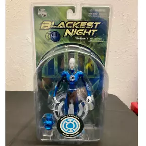Nuovo Modellino DC Direct Blackest Lanterna Blu Notte Saint Walker, Serie 1 - Foto 1 di 5