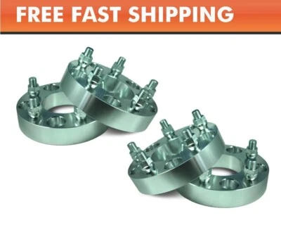 4 Pcs Wheel Adapters 5x5.5 to 5x5.5 ¦ Jeep CJ Dodge Ram Ford Bronco Spacers 1.5" - Image 1 of 2
