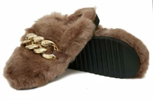 Gabor home Pantolette Clogs Cozy dark rose rosa gold Fell Fake-Fur 73.013.10 NEU - Bild 1 von 2