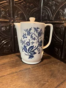 Instant Boiling Tea Water Blue White Onion China Hot Water Pot Pitcher Old - Picture 1 of 10