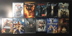 11 Kids DVDs X-Men Fantastic 4 X2 Hellboy & HB II Ant-Man Ghost Rider & More - Picture 1 of 16