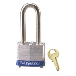 MASTER LOCK 3LHBLU Lockout Padlock,KD,Blue,1-1/4"H 1AV26 - Picture 1 of 2