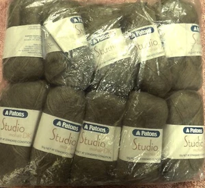 500gm Patons Studio Mohair DK Yarn 50% Mohair 50% Acrylic Green 10 x 50gms - Picture 1 of 4