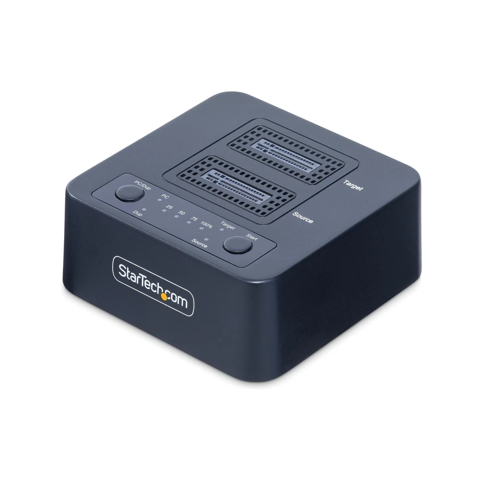 StarTech.com 1:1 M.2 NVMe Drive Duplicator, 90GBpm Standalone M.2 SSD Cloner/... - Image 1 of 4