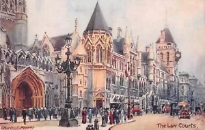 CPA ILLUSTRATOR / SIGNATURE / CHARLES FLOWER / THE LAW COURTS - Picture 1 of 1