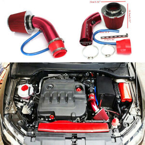 Cold Car Air Intake Filter Induction Kit Pipe Power Flow Hose System Accessories