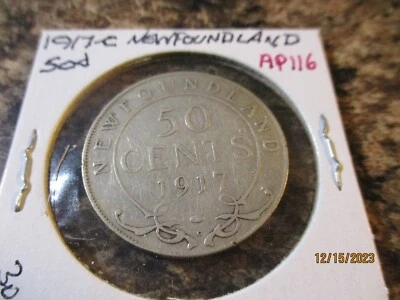1917-C NEWFOUNDLAND 50 CENTS    AP117 - Image 1 of 2