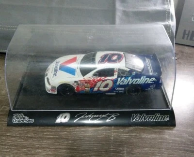 COCHE DE ACCIÓN JOHNNY BENSON #10 VALVOLINE 1/24 VENTANA TRANSPARENTE ~ Con vitrina  Foto 1 de 4