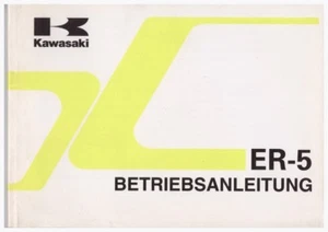 Betriebsanleitung- Kawasaki ER5 - Edición Date 07/1999 - Parte No.99923-1521-01 - Imagen 1 de 2