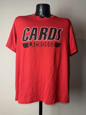 Camisa de manga corta roja lacrosse XL Adidas Aeroready Louisville Cardinals para hombre Foto 1 de 4