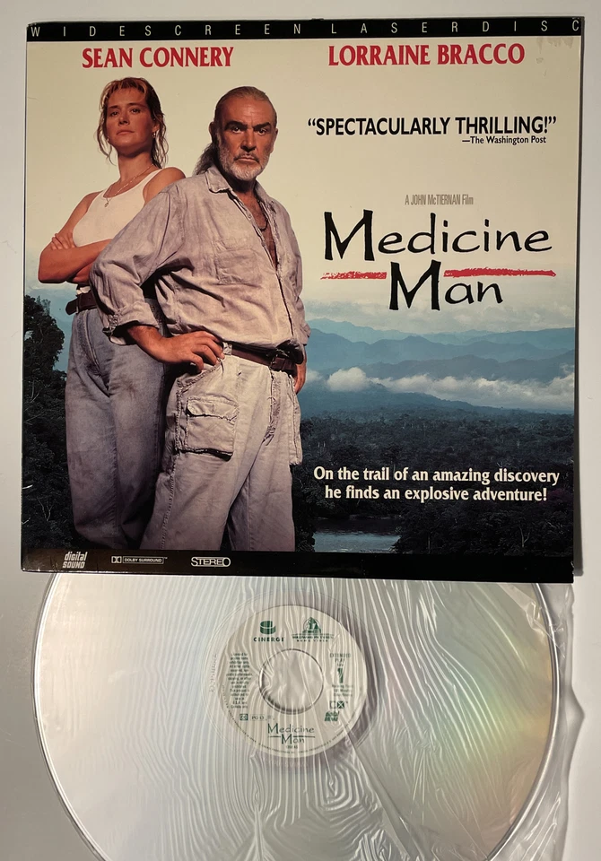Medicine Man Connery Widescreen Hollywood Pictures 1992 Laserdisc - Image 1 of 1