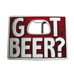 Got Beer IV Gⁿrtelschnalle Flaschen÷ffner Bier Fun Wirt Barkeeper Bar Opener - Picture 1 of 1