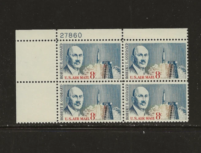 US Scott #C69 Plate Block Fine/Very Fine MNH Cat. Value $1.60             #591 - Image 1 of 1