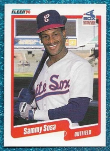 1990 FLEER #548 SAMMY SOSA ROOKIE RC NM OR BETTER CUBS 609 CAREER HOME RUNS - Picture 1 of 1