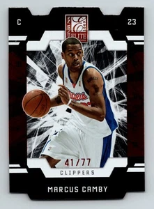 2009-10 Donruss Elite Red Status Die-Cut /77 Marcus Camby #47 - Picture 1 of 2