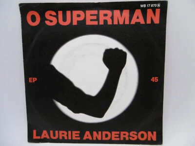 Laurie Anderson O Superman (8:21) Walk The Dog (5:44) German WB17 870 EP 7" 1981 - Bild 1 von 4