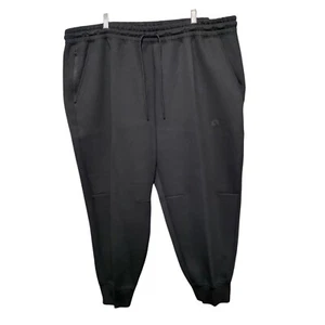 Nike Sportswear Black Tech Fleece Mid Rise Pleat Jogger Pants Women Plus Size 3X - Picture 1 of 10