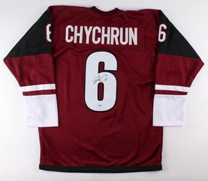 Jakob Chychrun Signed Coyotes Jersey (Beckett) 16th Overall Pick 2016 NHL Draft - Picture 1 of 5
