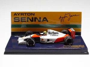 MINICHAMPS 1:43 McLaren Honda MP4/6 Ayrton Senna World Champion 1991 "Marlboro" - Picture 1 of 5