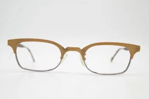 Vintage Glasses L.A. Eyeworks SWELL Bronze Silver Oval Eyeglass Frame - Picture 1 of 6