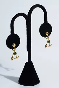 Jade-Miners Pick and Shovel DangleDrop GF Earrings ScrewBack - 1/20 12k GF Stamp - Picture 1 of 4