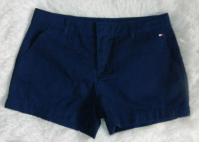 Pantalones cortos Tommy Hilfiger para niñas talla 12 azul marino juvenil Foto 1 de 4