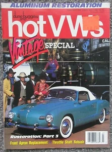 1991 JULY HOT VWs MAGAZINE NOTCHBACK GHIA TURBO GTI 16V SAND DUNE BUG VAN - Picture 1 of 3