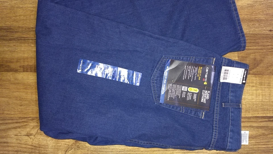 Carhartt FR Flame Resistant Relaxed Fit Straight Leg Jeans 42 X 32 FRB 100