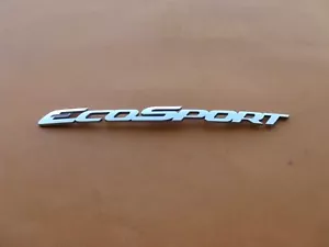 FORD ECOSPORT REAR GATE LID CHROME EMBLEM LOGO BADGE SIGN SYMBOL OEM USED A44295 - Foto 1 di 4