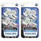 2 Pc Philips Back Up Light Bulbs For Mobility Ventures Mv-1 2014-2017 Lh