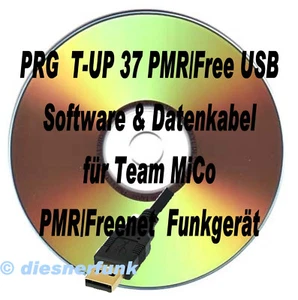 TEAM T-UP37-PMR USB Software CD & Datenkabel TEAM Mico PMR Freenet Mobilgerät - Bild 1 von 1