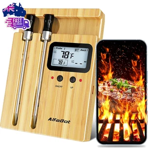 Wireless Meat Thermometer with 2 Meat Probes, 520 FT Bluetooth Meat Thermometer - Picture 1 of 12