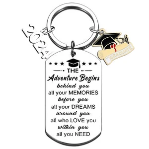 2X 2024 Graduation Gift for Him Her Class of 2024 Gift Keychain Bulk for College - Picture 1 of 12