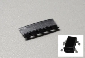 5 Stück BFG10 NPN 2 GHz SMD RF power transistor SOT143 (M1665) - Picture 1 of 5
